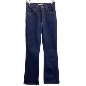 Levis Ribcage Boot Jeans Size 28 Dark Wash High Waist Denim Size 28